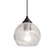 Besa Lighting Jilly Cord Pendant, Vapor Clear, Bronze Finish, 1x60W Incandescent 1JT-JILLYCL-BR - alternate 1